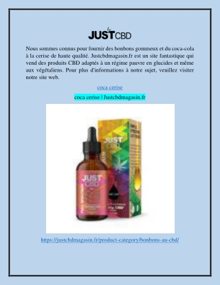 coca cerise Justcbdmagasin.fr