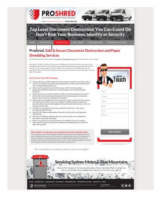 Sydney Safe and Secure Document Destruction Services