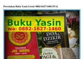 Percetakan Buku Yasin Grosir Ô88ᒿ-1Ϭᒿᜪ-14ϬÔ[WA]