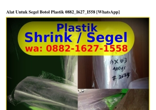 Alat Untuk Segel Botol Plastik 088ᒿ–lᏮᒿ7–l558[WA]