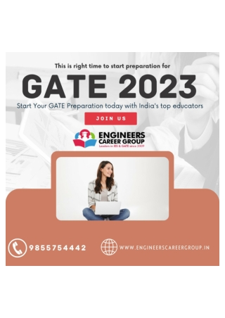 Best GATE Coaching In Chandigarh Engineers Career Group