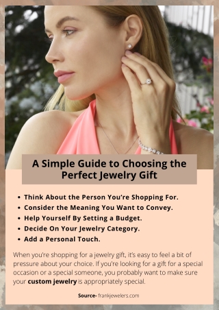 A Simple Guide to Choosing the Perfect Jewelry Gift