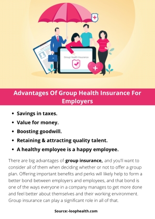 Advantages Of Group Health Insurance For Employers