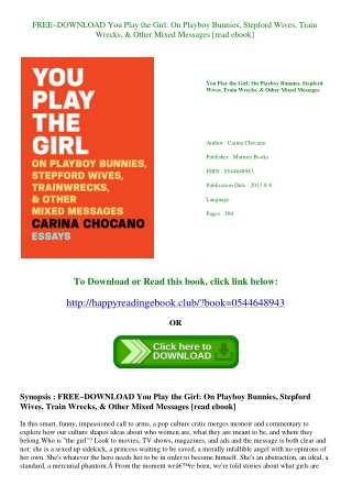 FREE~DOWNLOAD You Play the Girl On Playboy Bunnies  Stepford Wives  Train Wrecks