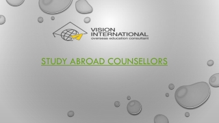 Study Abroad Counsellors