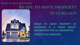 Buy Ready to move property in gurgaon- 919212306116