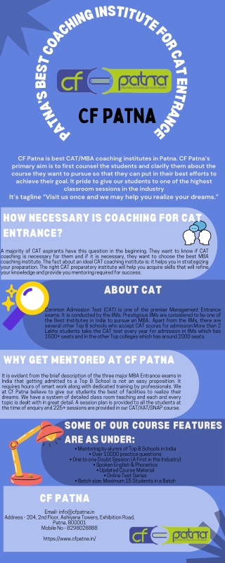 Patna’s Best Coaching Institute for CAT Entrance
