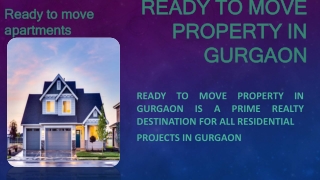 Buy Ready to move property in gurgaon- 919212306116