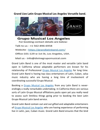 Grupo Musical Los Angeles