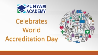 World Accreditation Day 2022 - Punyam Academy