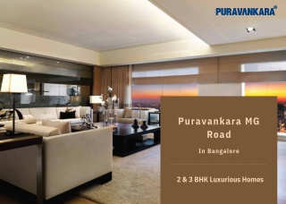 Puravankara Flats At MG Road In Bengaluru - Brochure