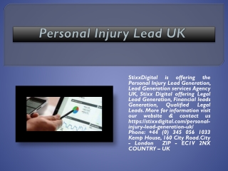 Personal Injury Lead UK