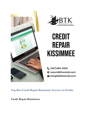 Top Best Credit Repair Kissimmee Services in Florida