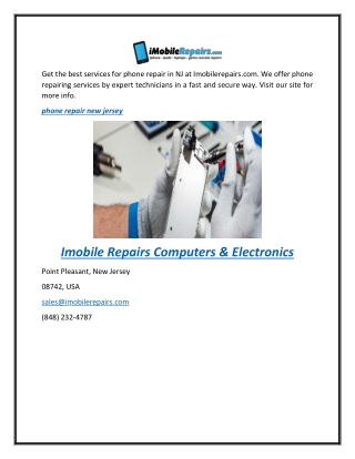 Phone Repairs New Jersey  Imobilerepairs.com