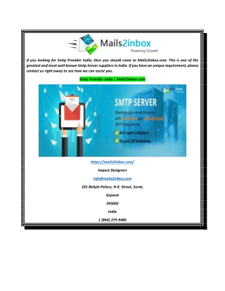 Smtp Provider India