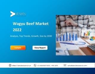 Wagyu Beef Market Growth, Size By 2030