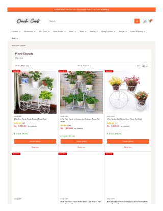 Plant stand for indoor & outdoor Gardening | Ouch Cart