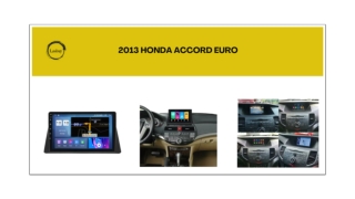 2013 HONDA ACCORD EURO