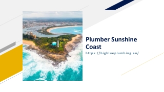 Plumber Sunshine Coast