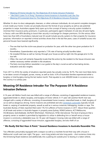 Home Invasion Protection Wa