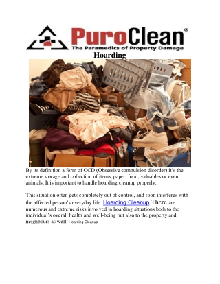 Crime Scene Cleaning