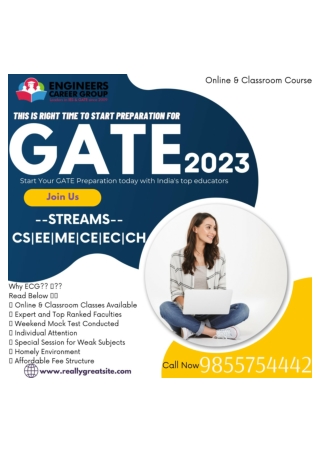 GATE Coaching In Chandigarh Engineers Career Group
