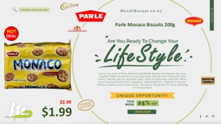 Parle Monaco Biscuits 200g - Indian Groceries in New Zealand