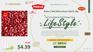 Rajma / Red Kidney Beans (Dark) 1Kg - Indian Groceries in New Zealand