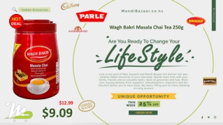 Wagh Bakri Masala Chai Tea 250g - Indian Groceries in New Zealand