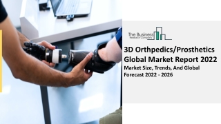 3D Orthopedics/Prosthetics Market Analysis, Industry Trends, Market Growth 2031