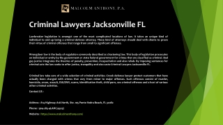 Criminal Lawyers Jacksonville FL