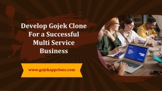 Develop Gojek Clone For a Successful Multi Service Business