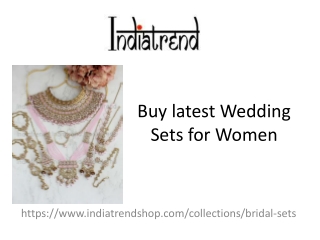 Wedding Sets for Women