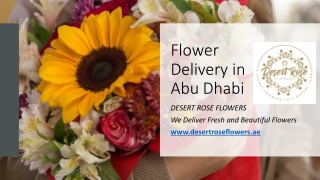 Flower Delivery in Abu Dhabi_