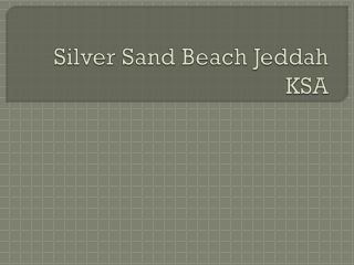 Silver Sand Beach Jeddah KSA