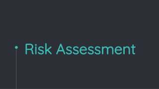 Risk Assessment