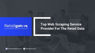 Top Web Scraping Service Provider For The Retail Data