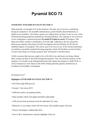 Pyramid SCO 73 - New PDF