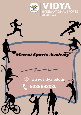 Sports Academy in Meerut| Sports Academy Nearby