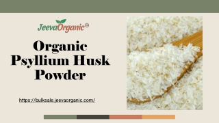 Organic Psyllium Husk Powder