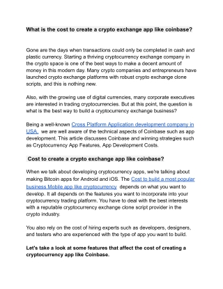 new blog on coinbase - Google Docs