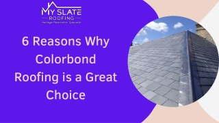 6 Reasons Why Colorbond Roofing is a Great Choice (1)