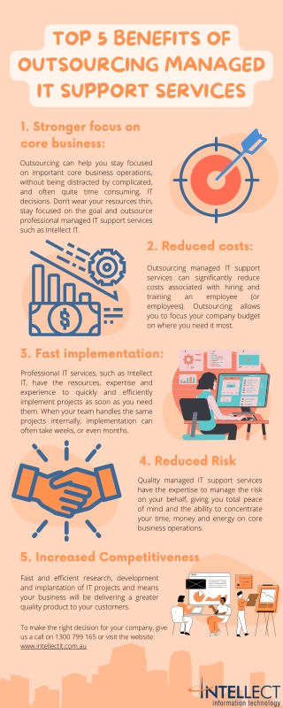 Top 5 Benefits of Outsourcing Managed IT Support Services