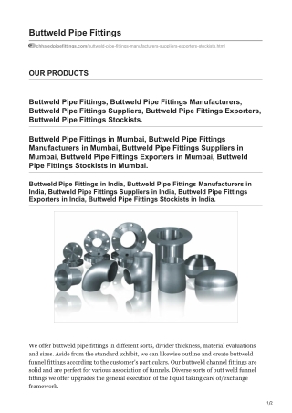 chhajedpipefittings.com-Buttweld Pipe Fittings (1)