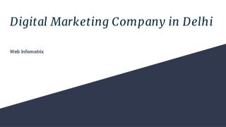 Future with Digital Marketing Company in Delhi
