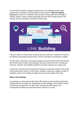 SEO Positioning Agency For a Link Building Campaign