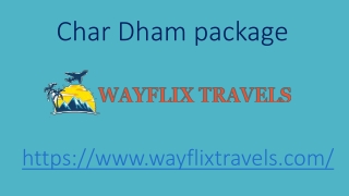 Char Dham Package