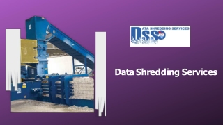Shredding Company Near you- Data Shredding Services