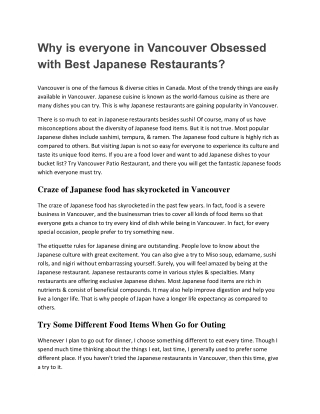 Why is everyone in Vancouver Obsessed with Best Japanese Restaurants-converted