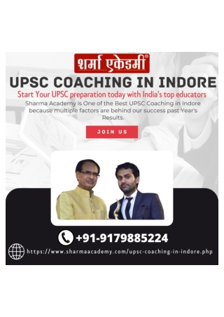 UPSC Coaching In Indore  Sharma Academy